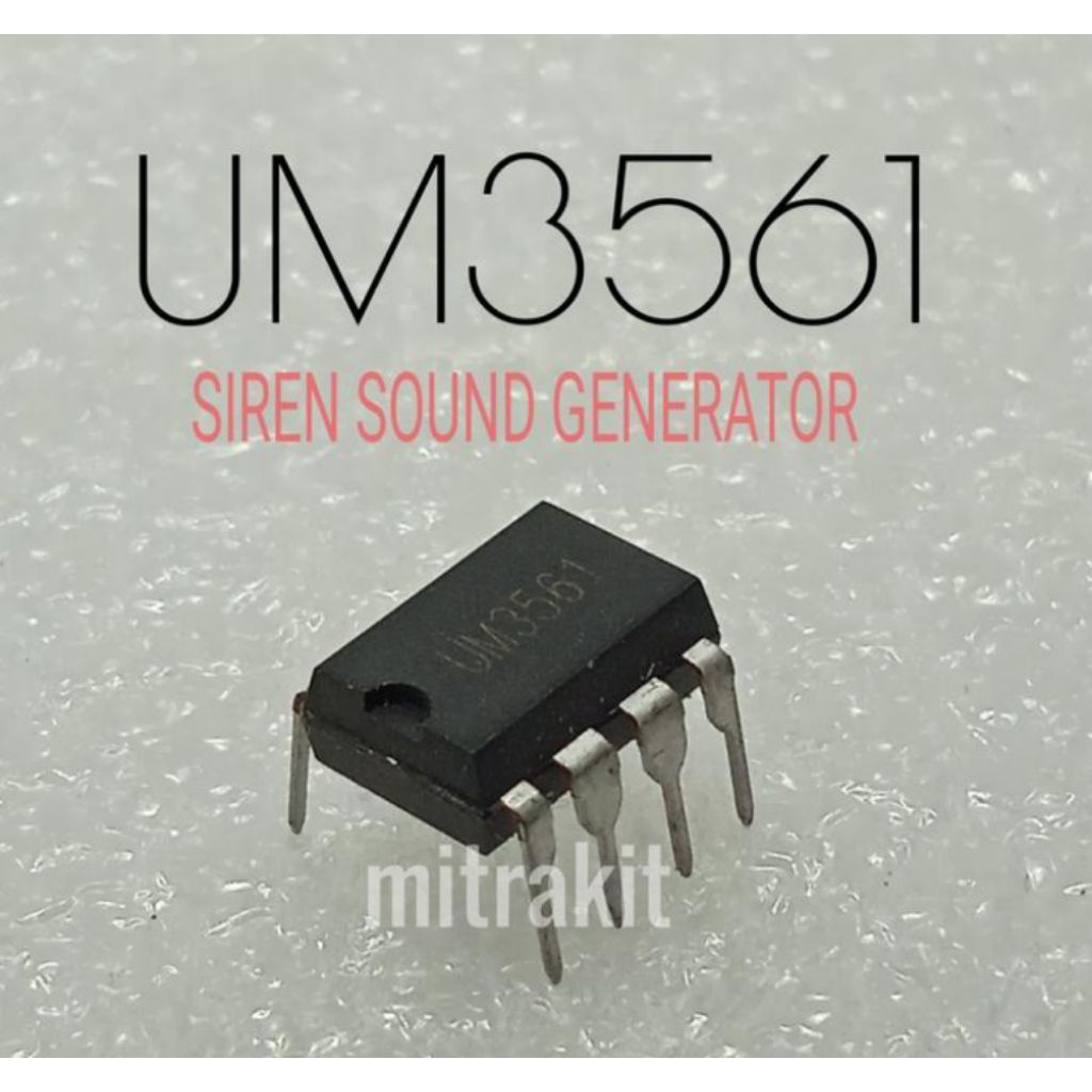 Jual IC UM3561 dip 8pin sound sirine generator ambulan polis pemadam 3 ...