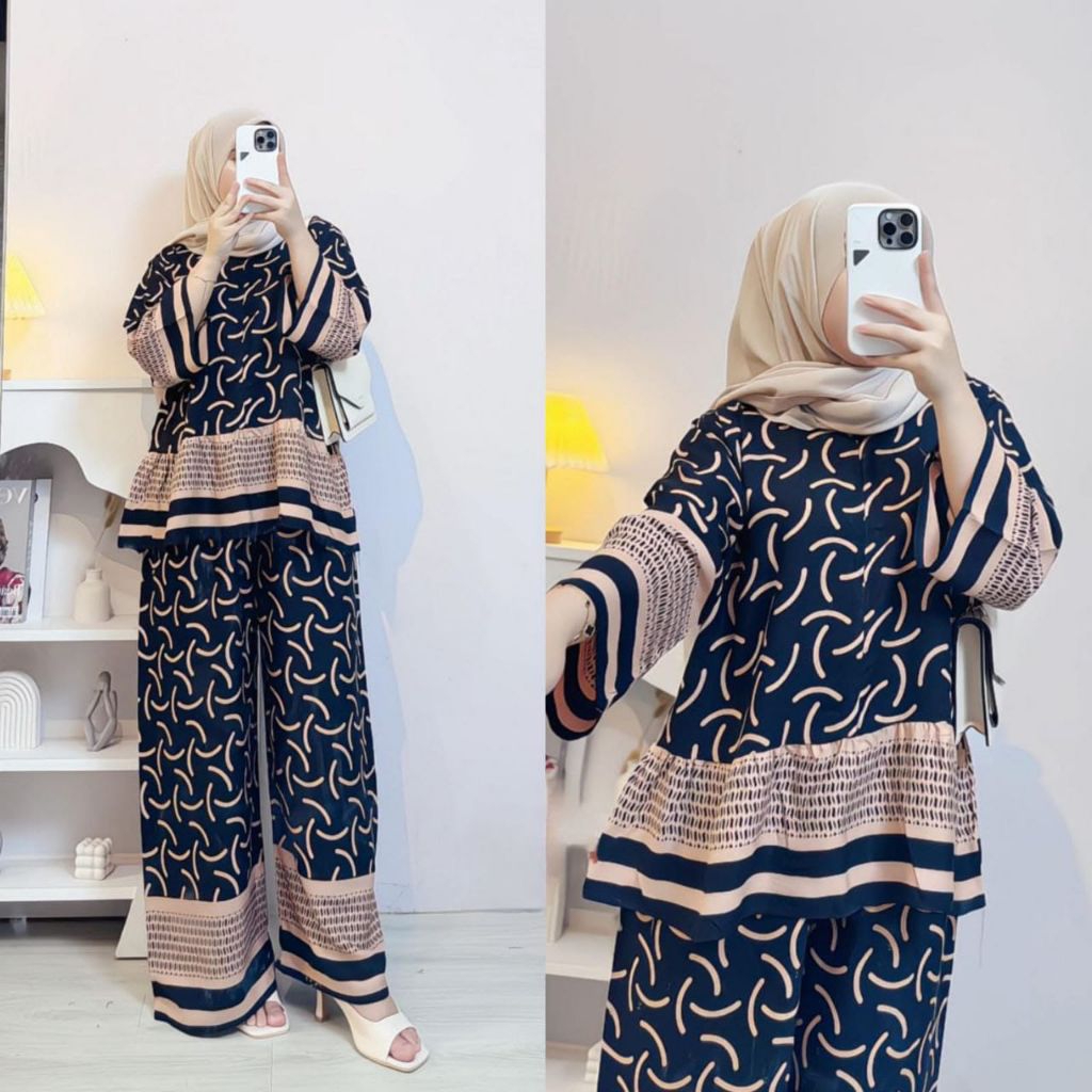 Jual Rafalia Set Motif Bahan Premium Friendly | Shopee Indonesia