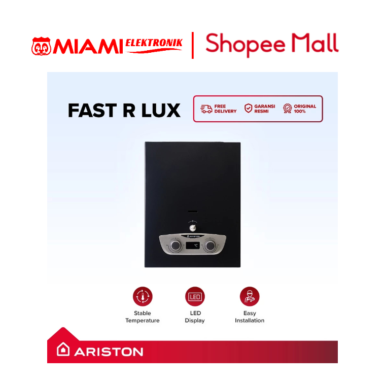 Jual ARISTON Fast R LUX / FAST R OMN 5 LUX LPG IDN Gas Water Heater ...