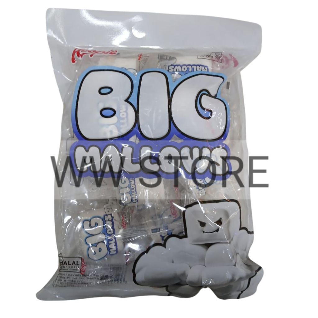 Jual Permen marshmallow warna putih rasa vanila halal MUI Hoopie White ...