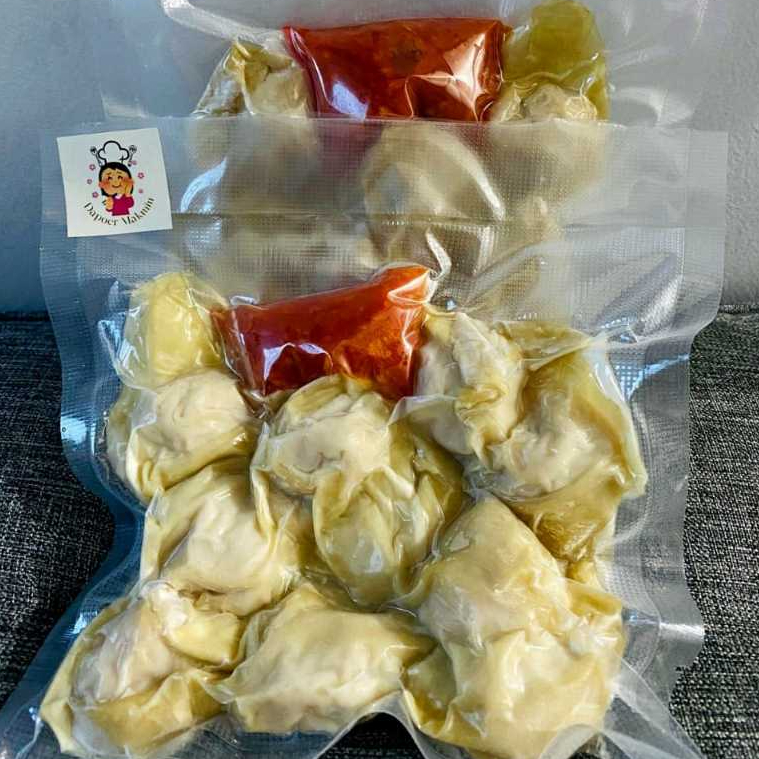 Jual Pangsit Ayam Udang Frozen / Goreng / Rebus / Wonton Isi 10pc ...