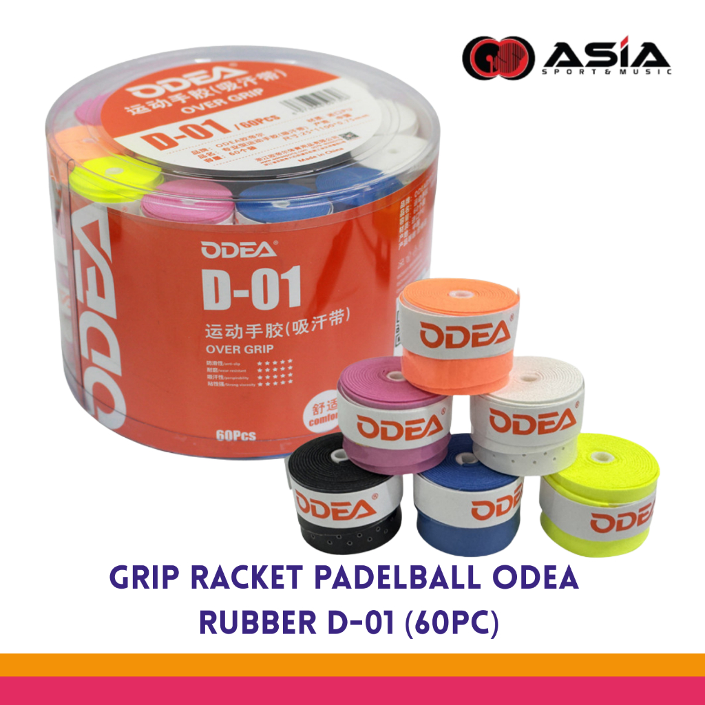Jual Grip Racket Padelball ODEA Rubber D-01 (60Pcs) Perforated ...
