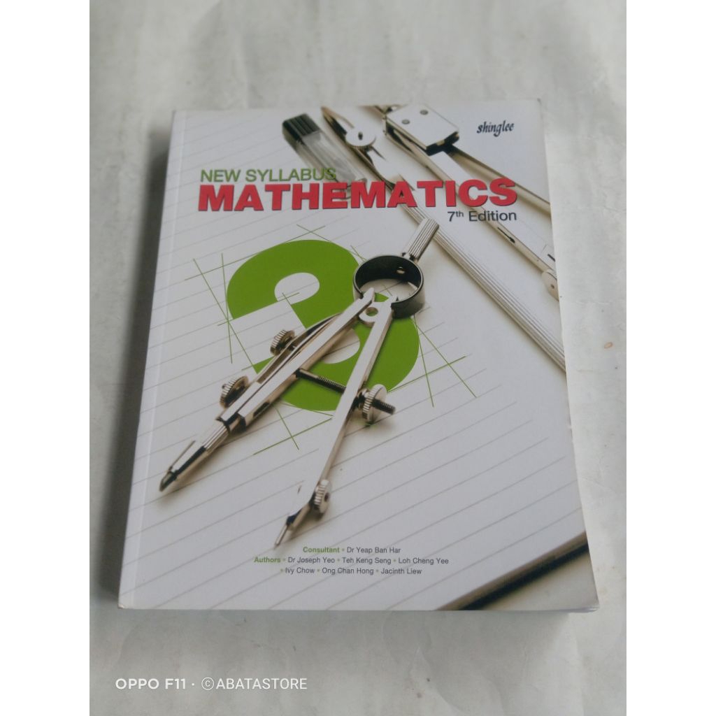 Jual BUKU NEW SYLLABUS MATHEMATICS 7TH EDITION 3 DR YEEP BAN HAR 2020 ...