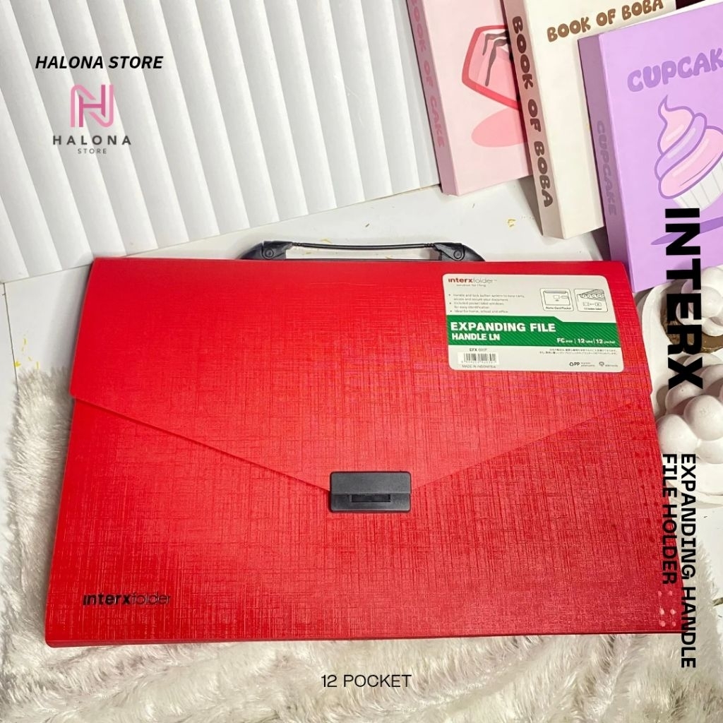 Jual Expanding Handle File Holder Inter X folder / Map Harmonika / File ...