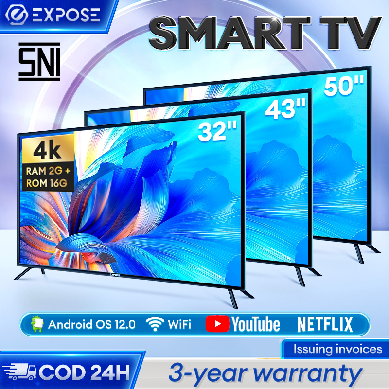 Jual TV Android TV Smart 32 inch TV Digital 43 inch 4K USB/HDMI