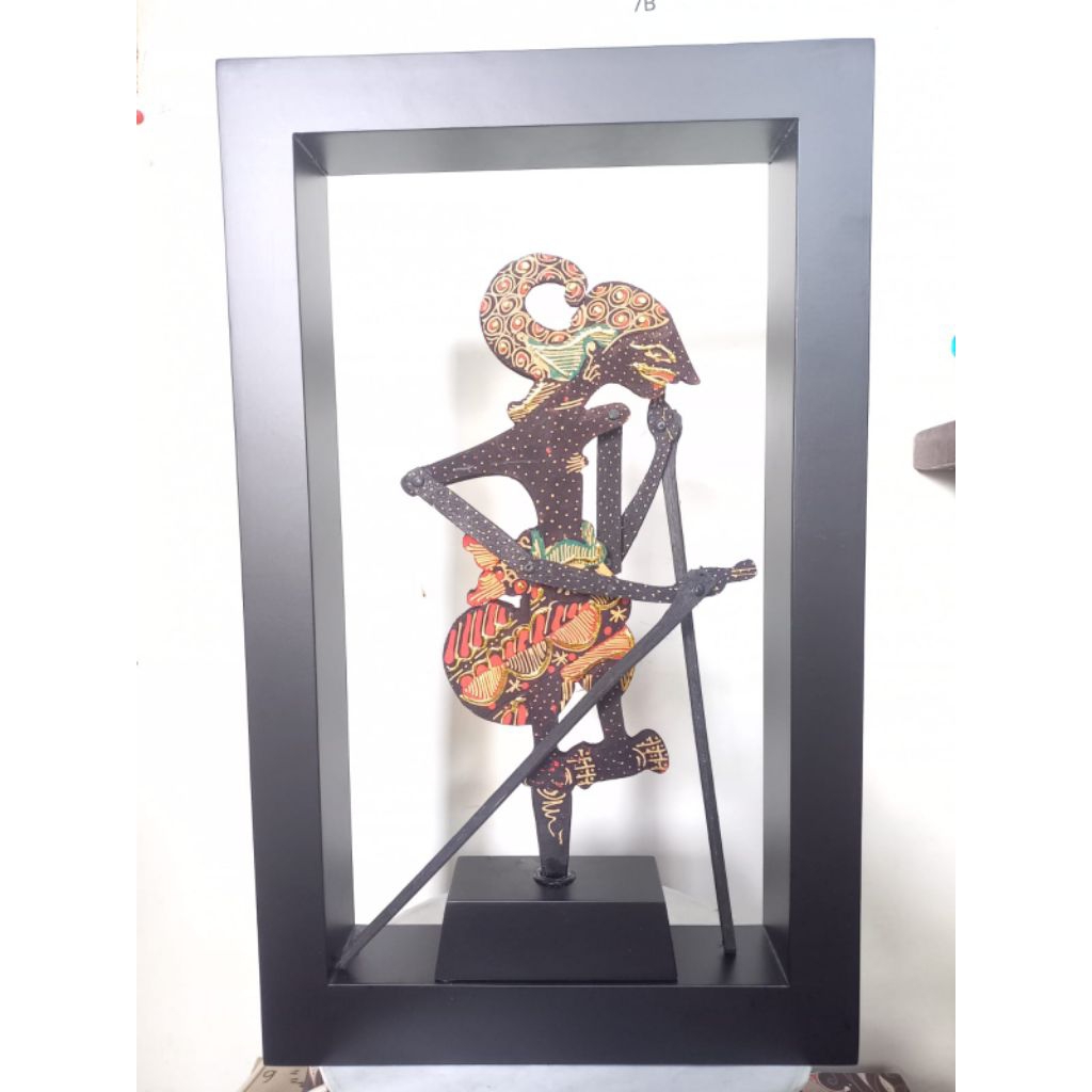 Jual frame wayang kayu batik emas | Shopee Indonesia