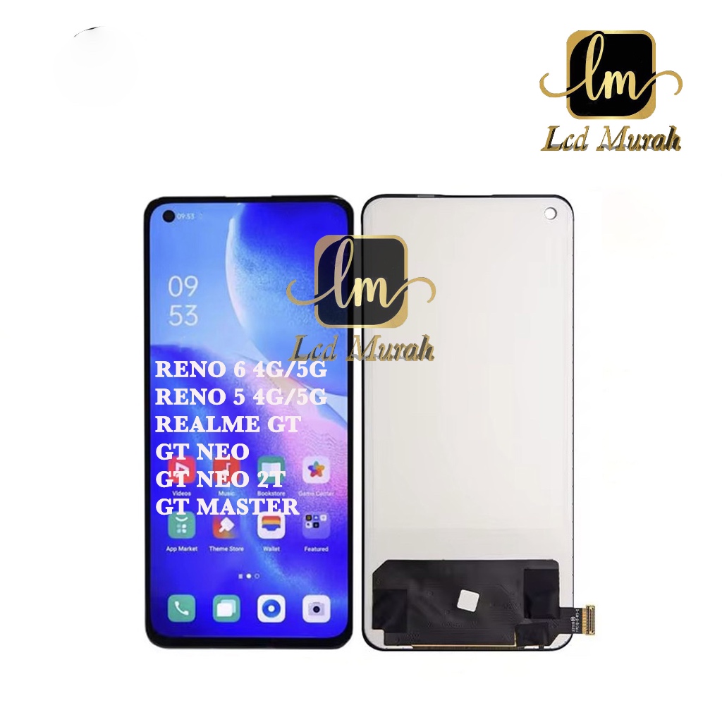 Jual LCD MURAH For Oppo Reno 5 4G 5G - Reno 6 4G 5G - Realme GT - GT ...