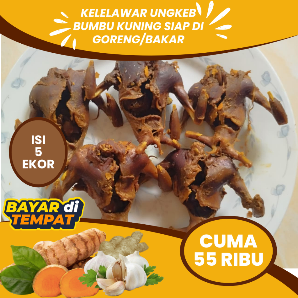 Jual DAGING KELELAWAR KELAPA ATAU CODOT UNGKEB SIAP GORENG DAN BAKAR ...