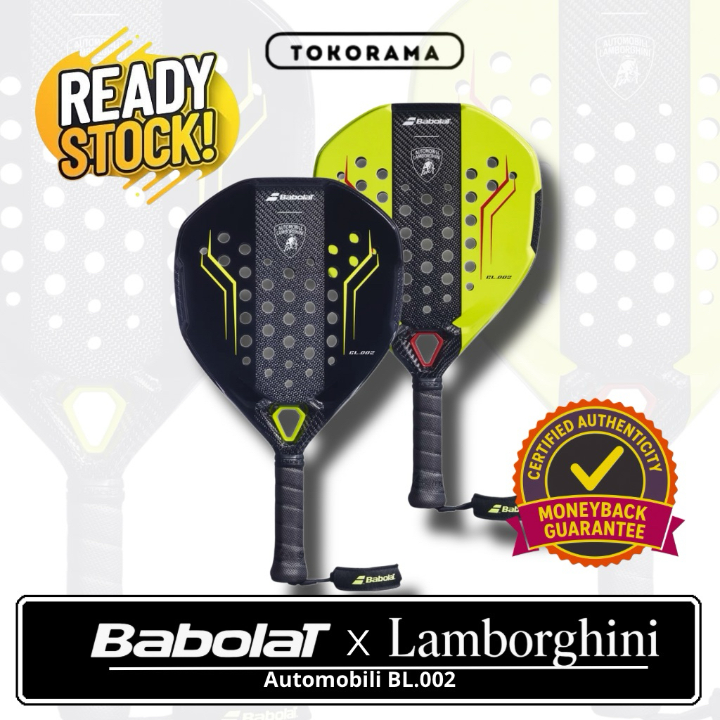 Jual BABOLAT X LAMBORGHINI BLACK BL002 | RAKET PADEL | LIMITED EDITION