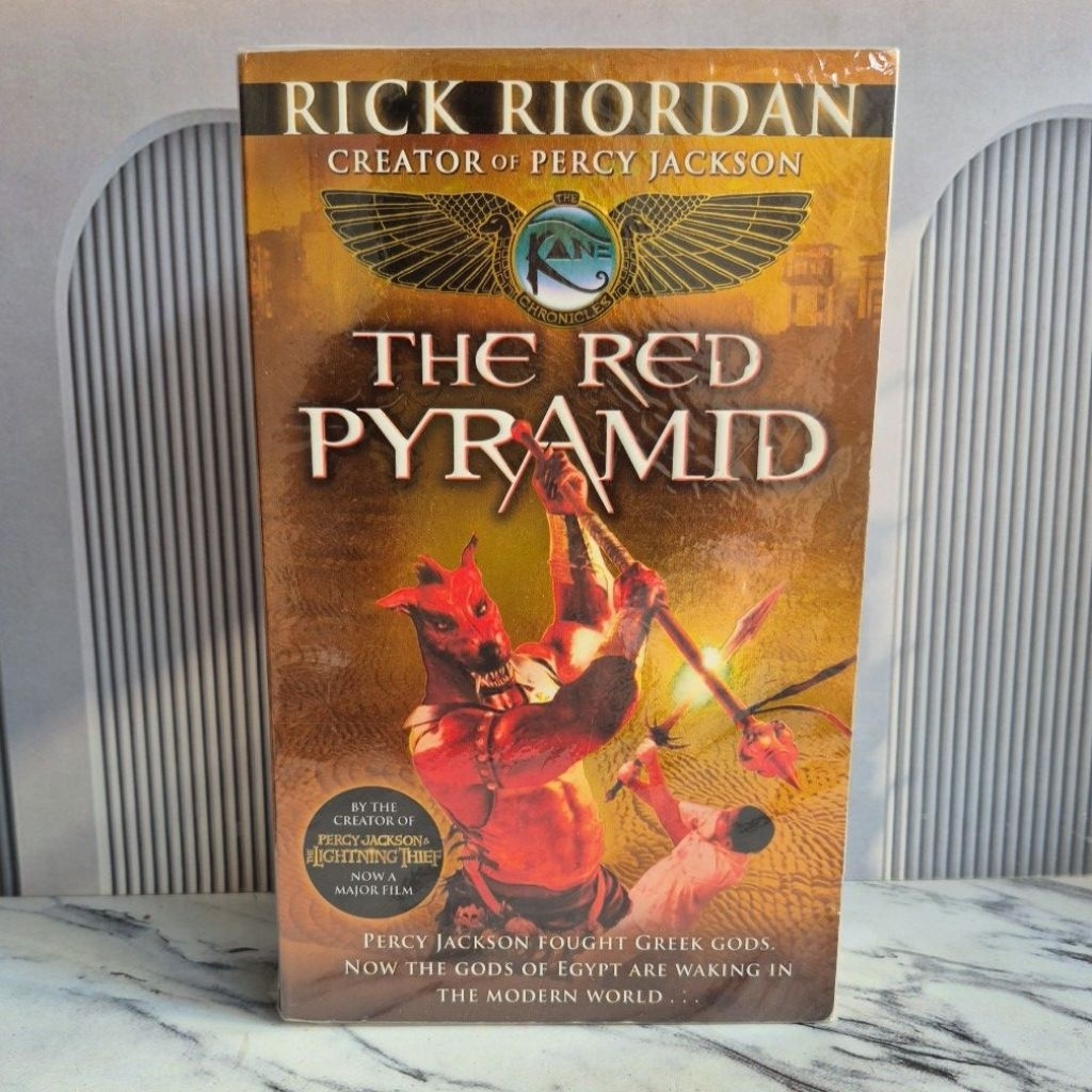 Jual Novel Import The Red Pyramid by Rick Riordan Second Original ...