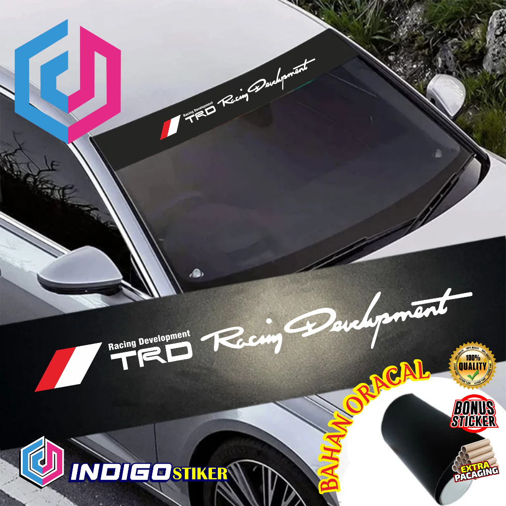 Jual Stiker TRD Racing Development 60x7,5 cm – Bahan Oracal Germany ...