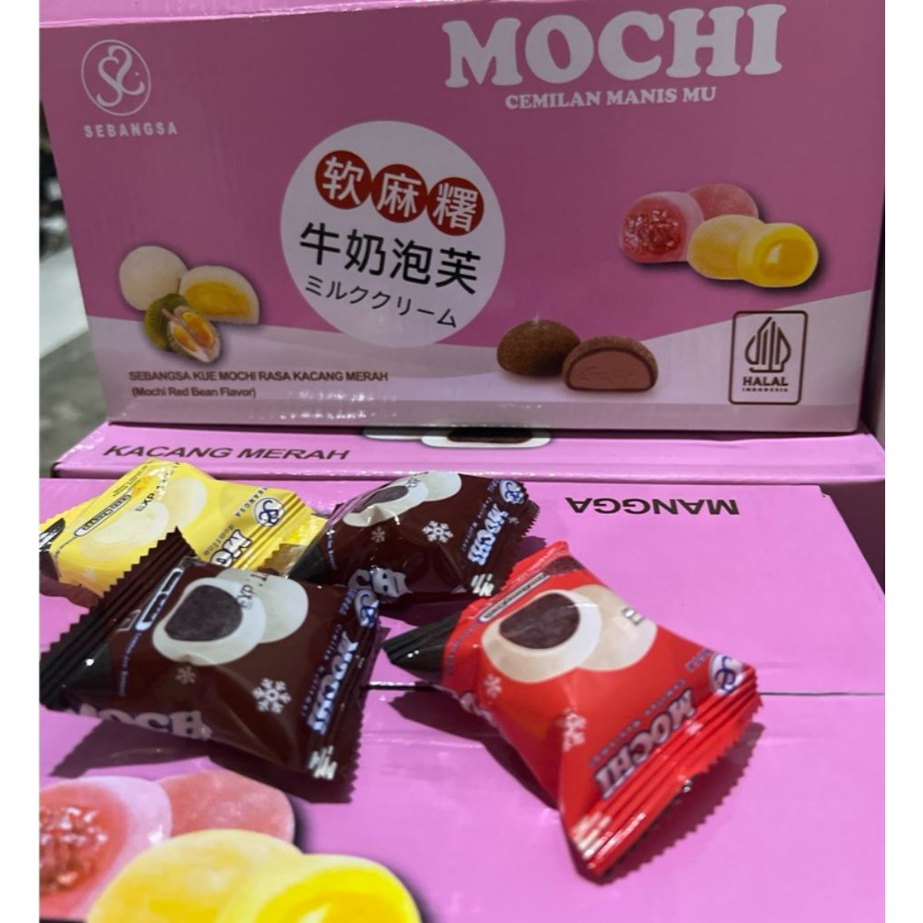 Jual MOCHI MINI RASA COKLAT KACANG & MANGGA | Shopee Indonesia