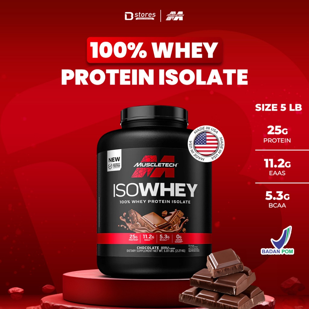 Jual Muscletech Iso Whey Isolate 5lb Bstores | Shopee Indonesia