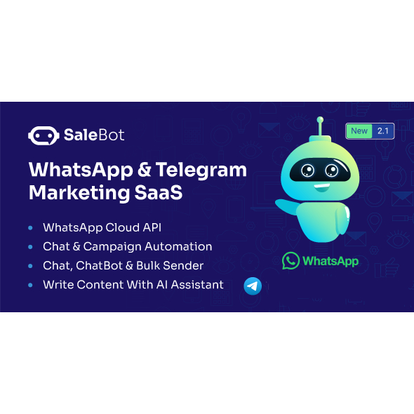 Jual Source Code Aplikasi SaleBot v3.4.0 - SaaS ChatBot & Pemasaran ...
