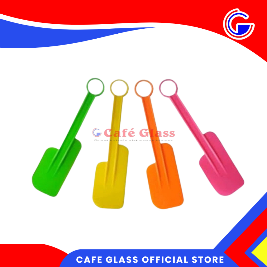 Solet Plastik Isi 5 Pcs I Spatula Plastik Murah I Sodet Serbaguna I Solet Kue I Polesan Nice