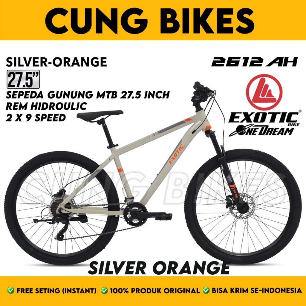 Exotic 27 Mtb Frame Jual Sepeda Gunung Exotic 2612 AF AH 27,5 Inch