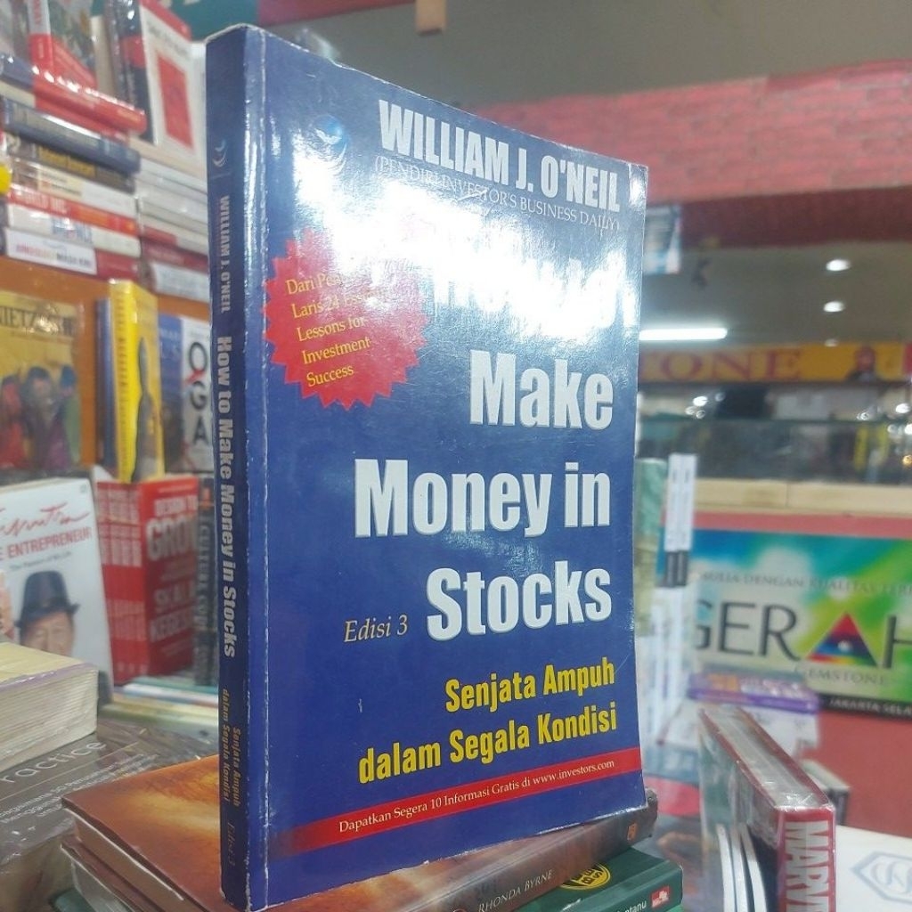 Jual Buku How to Make Money in Stocks Edisi 3 by William J O'Neil ...