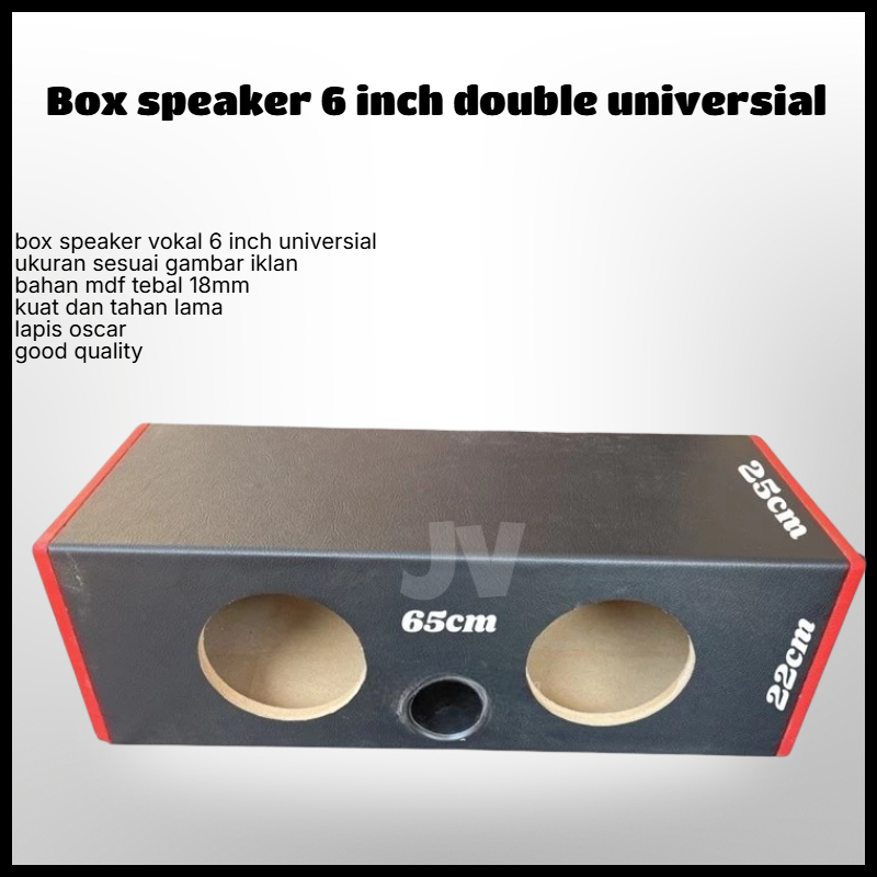 Jual Box speaker 6 inch double universial | Shopee Indonesia