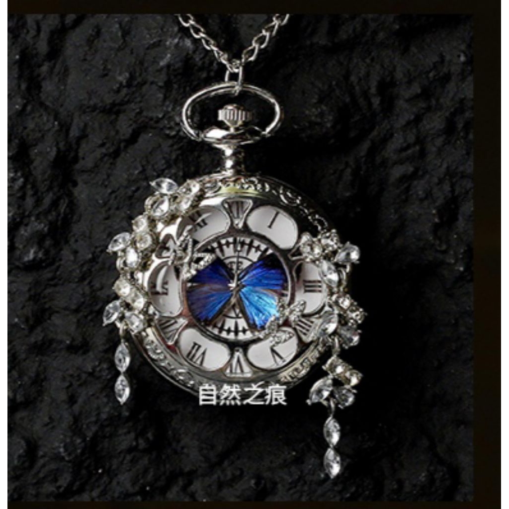 Jual Purely Handmade Butterfly Pocket Watch with movable shape ...