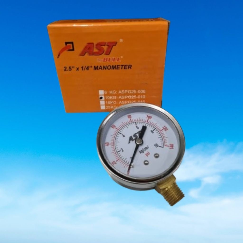 Jual Manometer Kompressor Angin / Manometer Angin 2,5