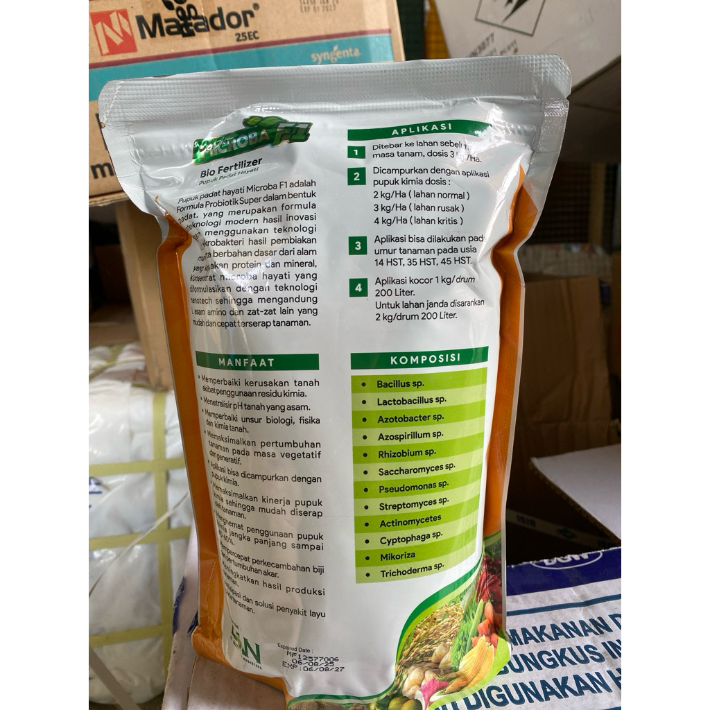 Jual PUPUK ANTI LAYU MICROBA F1 kemasan 1 KG | Shopee Indonesia