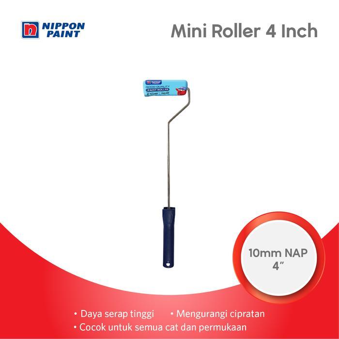 Jual KUAS ROLL NIPPON MINI ROLLER 4 INCH - 12mmNAP/4