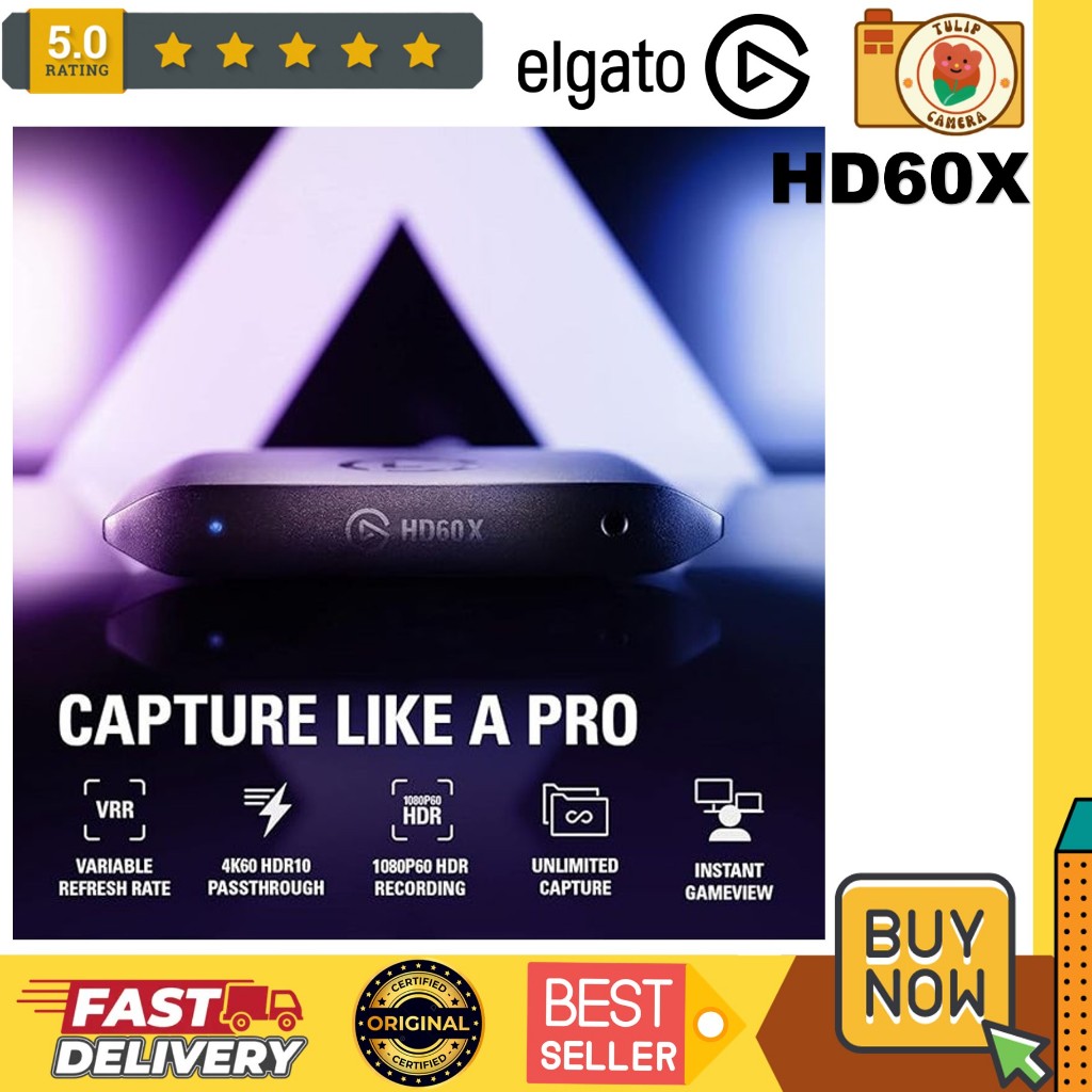 Jual Elgato HD60X / HD 60 X 4K Game Capture Card GARANSI RESMI | Shopee ...