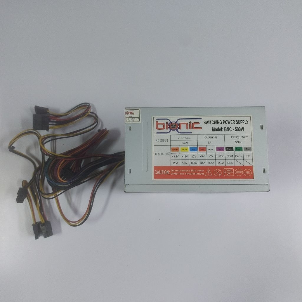 Jual Power Supply BIONIC 500W / PSU BIONIC 500W | Shopee Indonesia