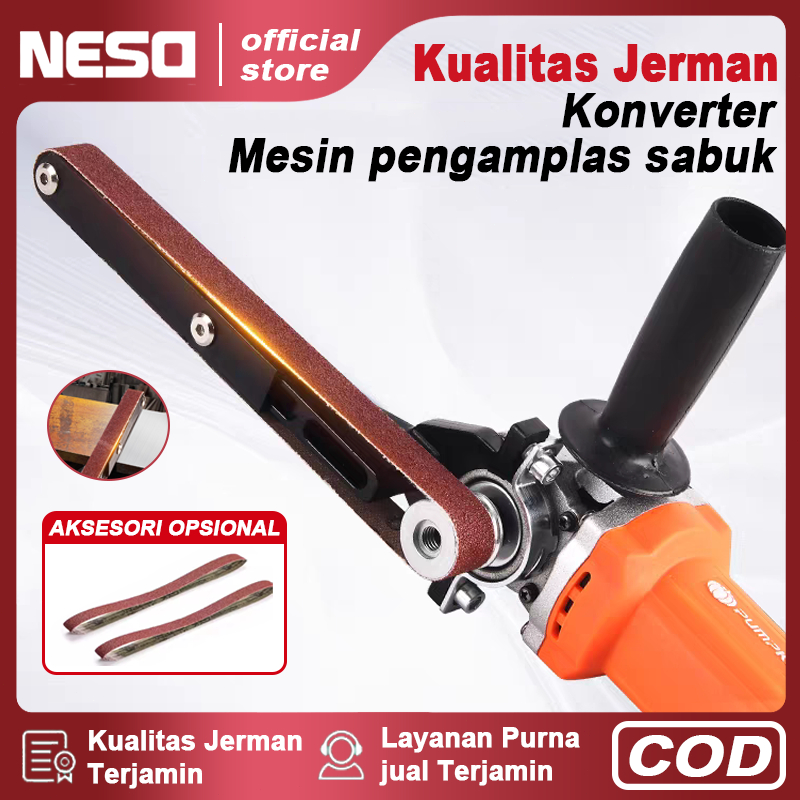 Jual NESO German Tools Mini DIY Adapter Mesin pengamplas sabuk (COD ...