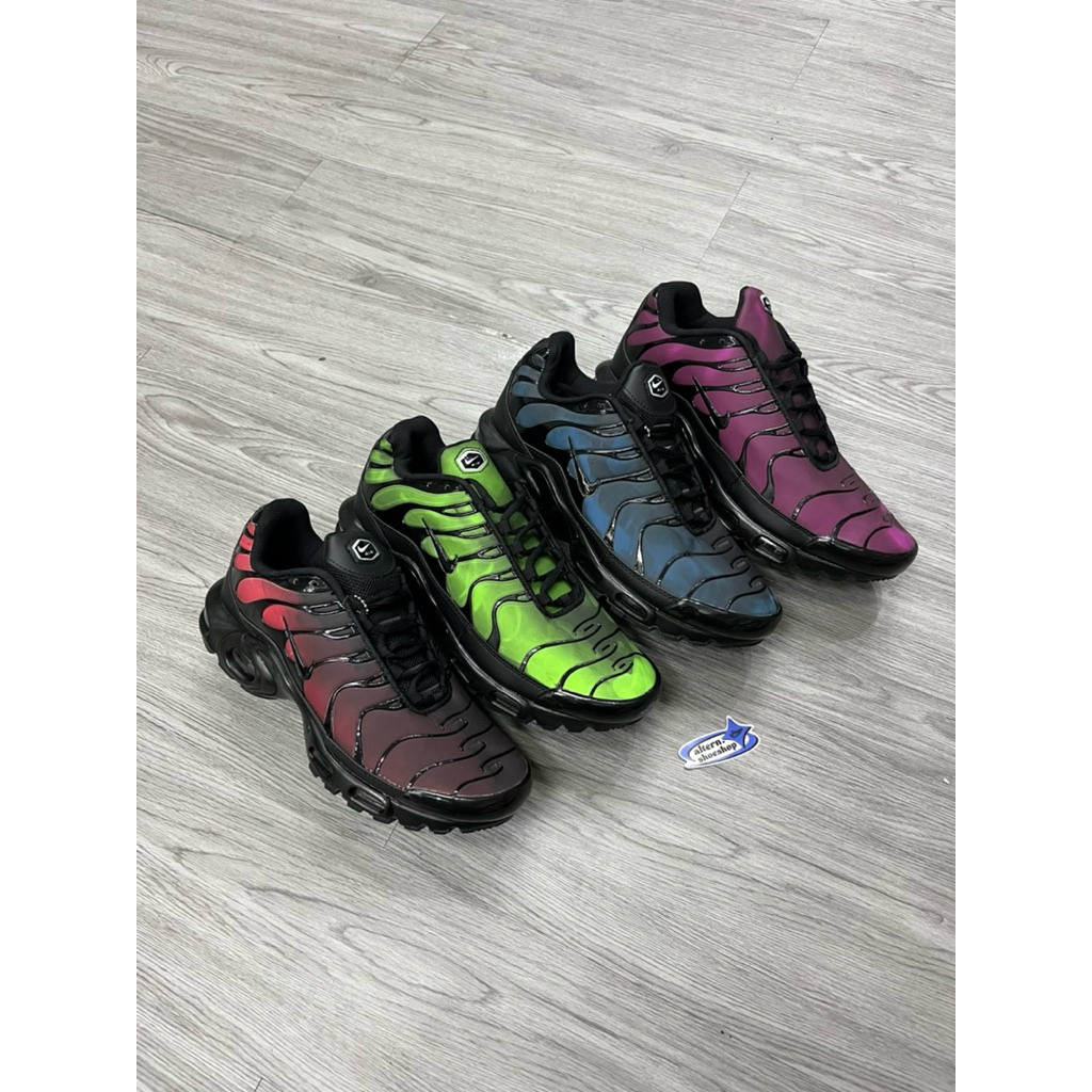 Sepatu Air Vapormax Plus Black And Green Jual Vapormax Plus Harga