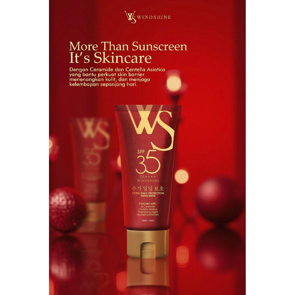 Jual SUNCREAN WINDSHINE SPF 35 BPOM ORIGINAL | Shopee Indonesia