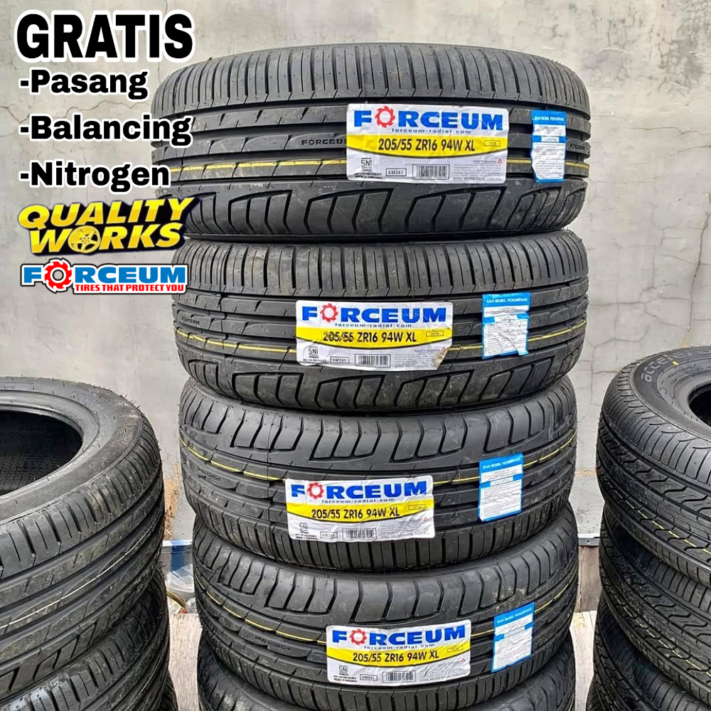 Jual BAN MOBIL AVANZA XENIA ERTIGA RING 16 UKURAN 205 55 R16 FORCEUM ...