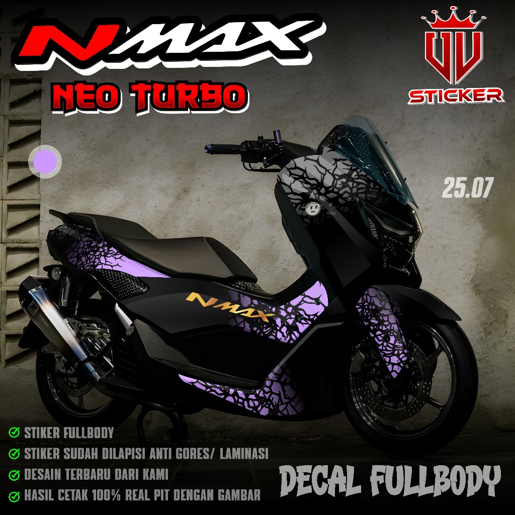 Jual (COD) TERBARU Decal Sticker NMAX NEO S TURBO Full Body Tahun 2024 ...