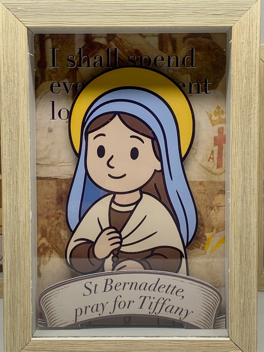 Jual Custom 3D Photo Frame Santo Santa Katolik – Bingkai Doa & Hadiah ...