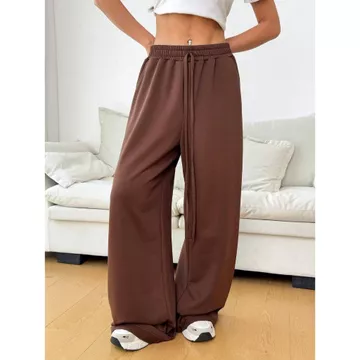 Celana Panjang Highwaist Loose Pants Kulot Panjang Pria Wanita Style Korea