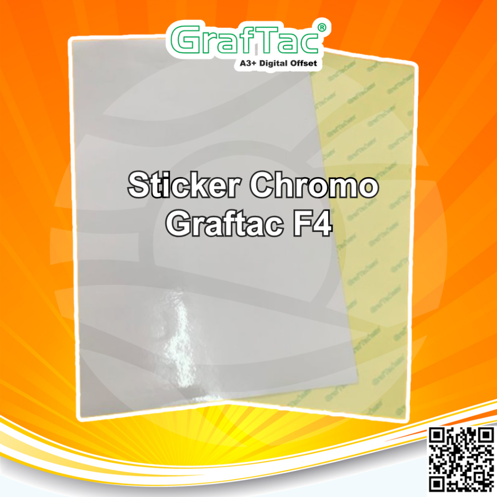 Jual Graftac Sticker Chromo Stiker kromo/bontak Glossy F4 Pack isi 100 ...