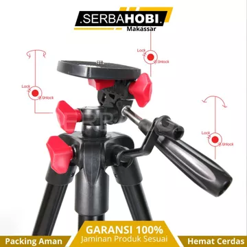Tripod Takara Raiz 204 Cocok Untuk Handphone Dan Kamera