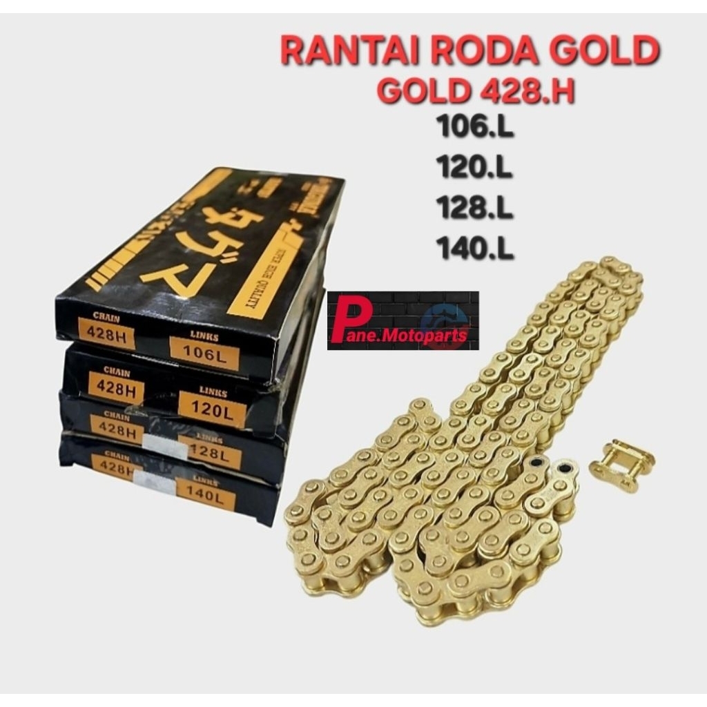 Jual RANTAI RODA TAGUMA GOLD 428H 106.L 120.L 128.L 140.L UNIVERSAL ...