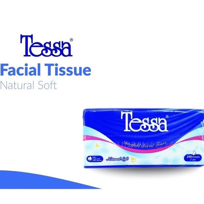 Jual Tessa Facial Tissue Natural Soft 250 Sheet 2 Apply | Shopee Indonesia