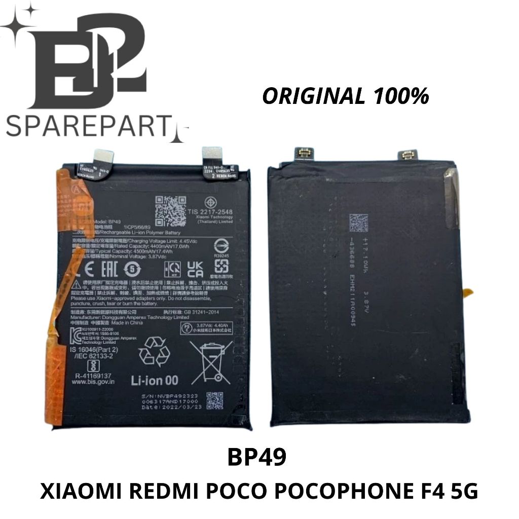 POUR XIAOMI POCO X5 Pro 5g BP4K Batterie 5000mAh EUR 51,62 - FR