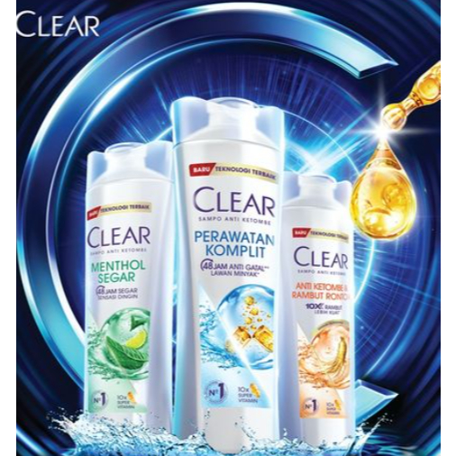 Jual Clear Anti Ketombe & Rambut Rontok 160ml | Shopee Indonesia