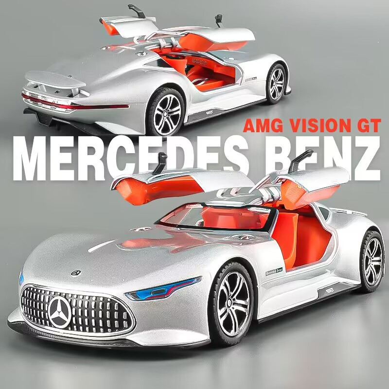 Jual TWH DIECAST Mercedes-Benz AMG Vision Gran Turismo (BATMAN) Skala 1 ...