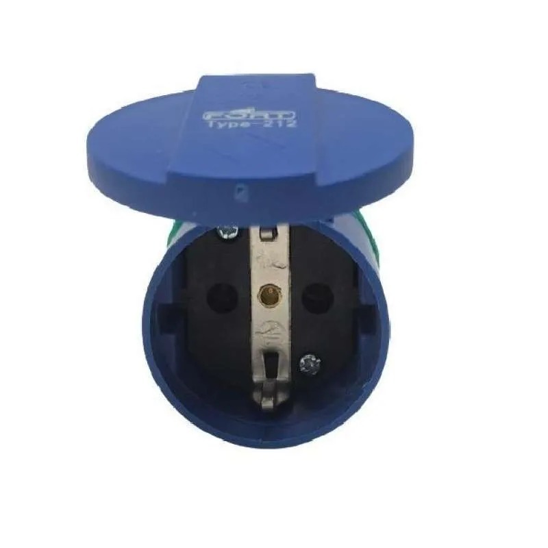 Jual SOCKET MOBILE 16A 2P+E 250V IP44 FT-212-B FORT/ 212 FORT | Shopee ...