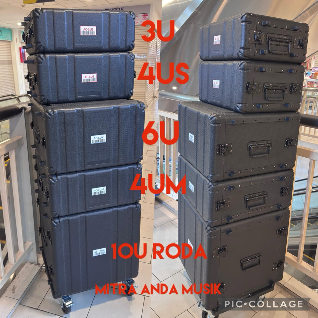 Jual hardcase carbon mix rack flight cases 3us 3u | Shopee Indonesia