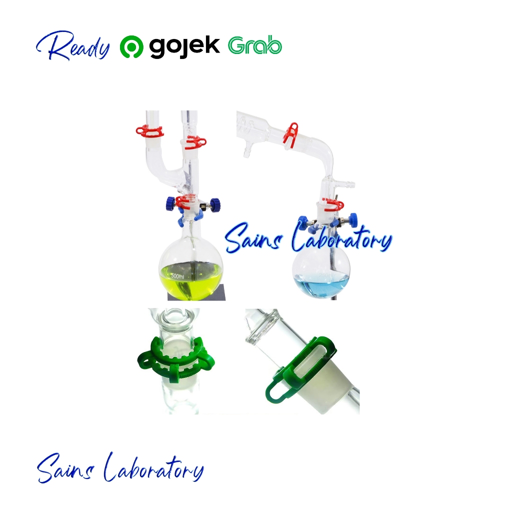 Jual Keck Clamp Klem Keck Neck Clip For Conical Joint Sambungan Glass ...