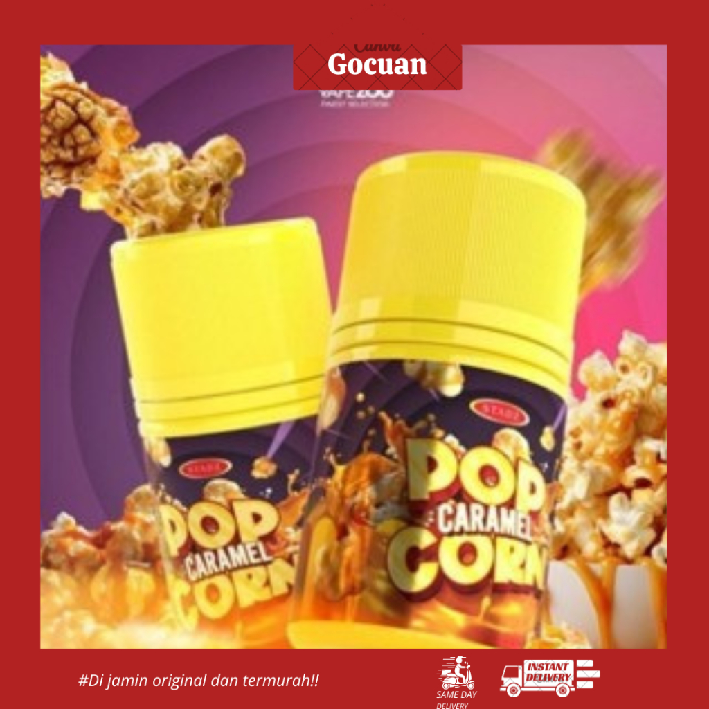 Jual STADZ CARAMEL POPCORN NEW LIQUID 60ML AUTHENTIC LIQUID SIGNATURE ...