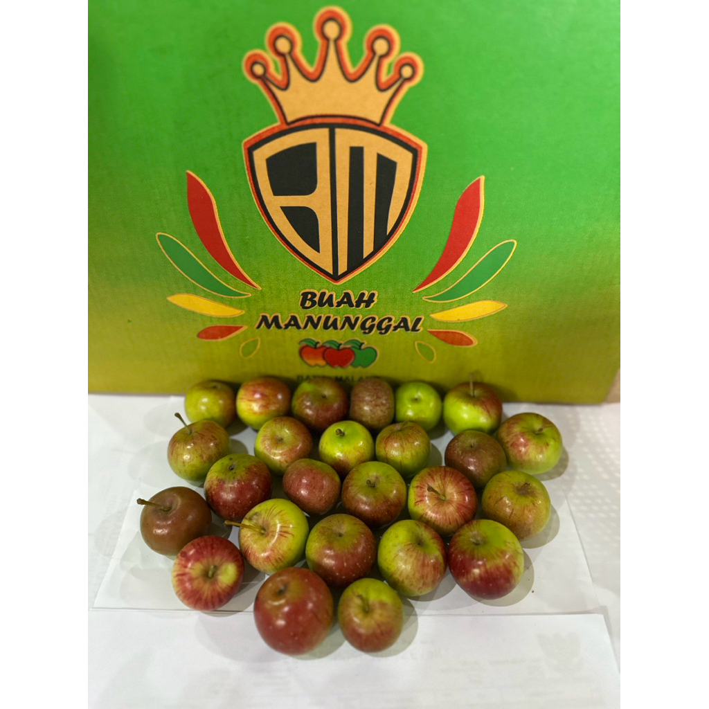 Jual Apel Rome Beauty Malang Mini ukuran 24-30 buah | Shopee Indonesia