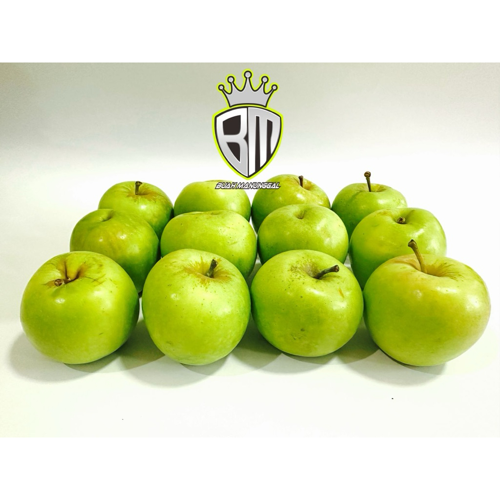 Jual Apel Manalagi Malang ukuran sedang 12-16 buah/ Apel Malang /Apel ...