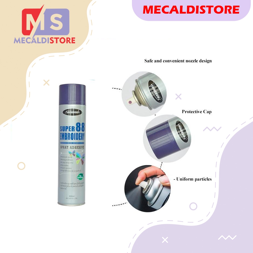 Jual Lem Bordir Lem Semprot SUPER 88 SPRAY ADHESIVE Serbaguna Kuat dan ...