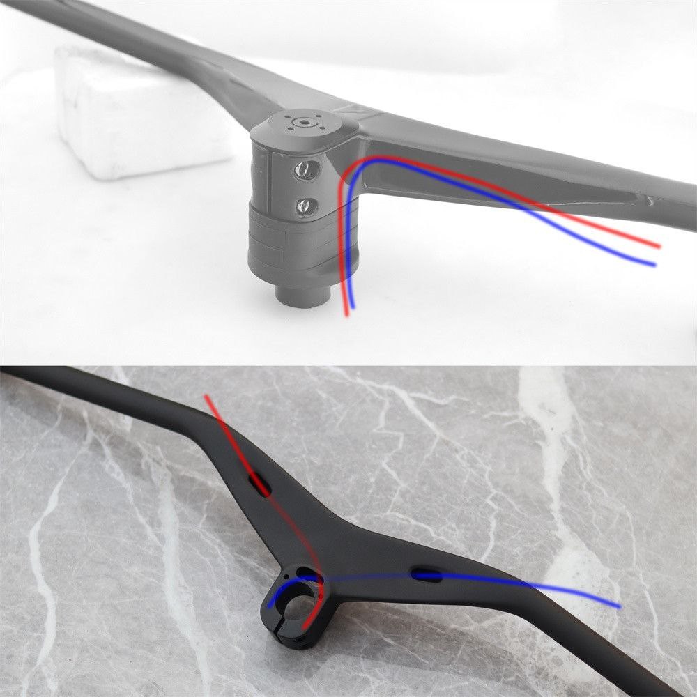 Jual KOCEVLO MTB Integrated Carbon Handlebar Internal Cable Routing ...